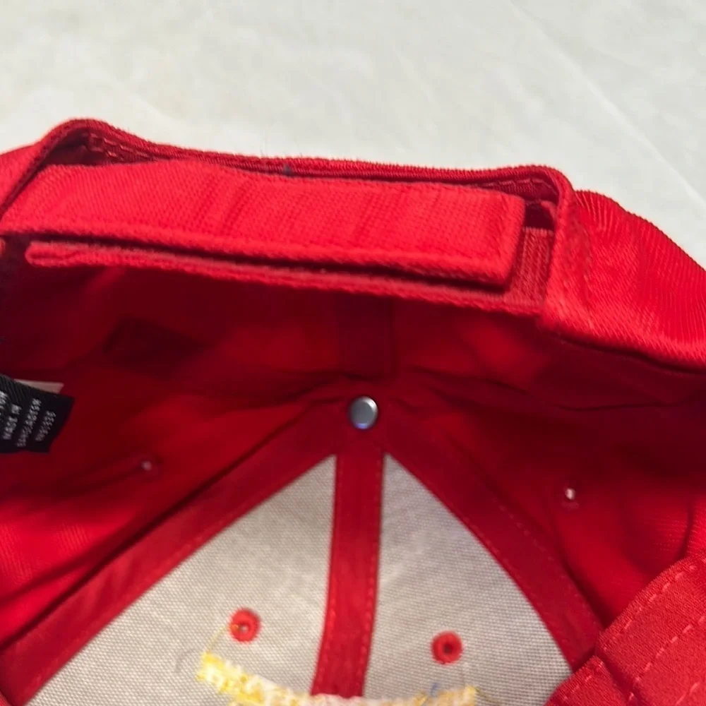 Sport-Tek Red and Yellow Party Hat